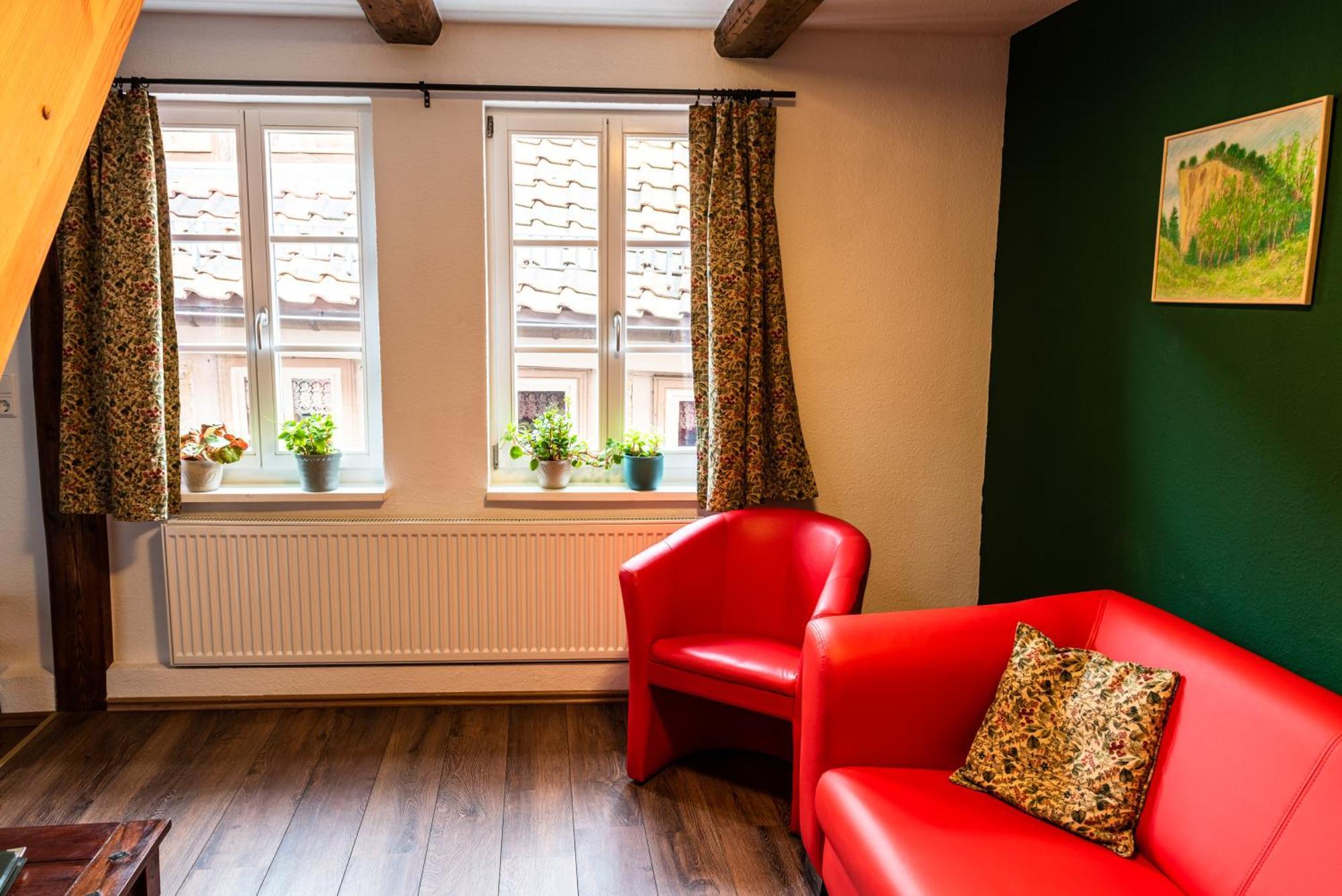 Fachwerkhotel - Ferienhaeuser Vorhof Zur Hoelle Quedlinburg Dış mekan fotoğraf