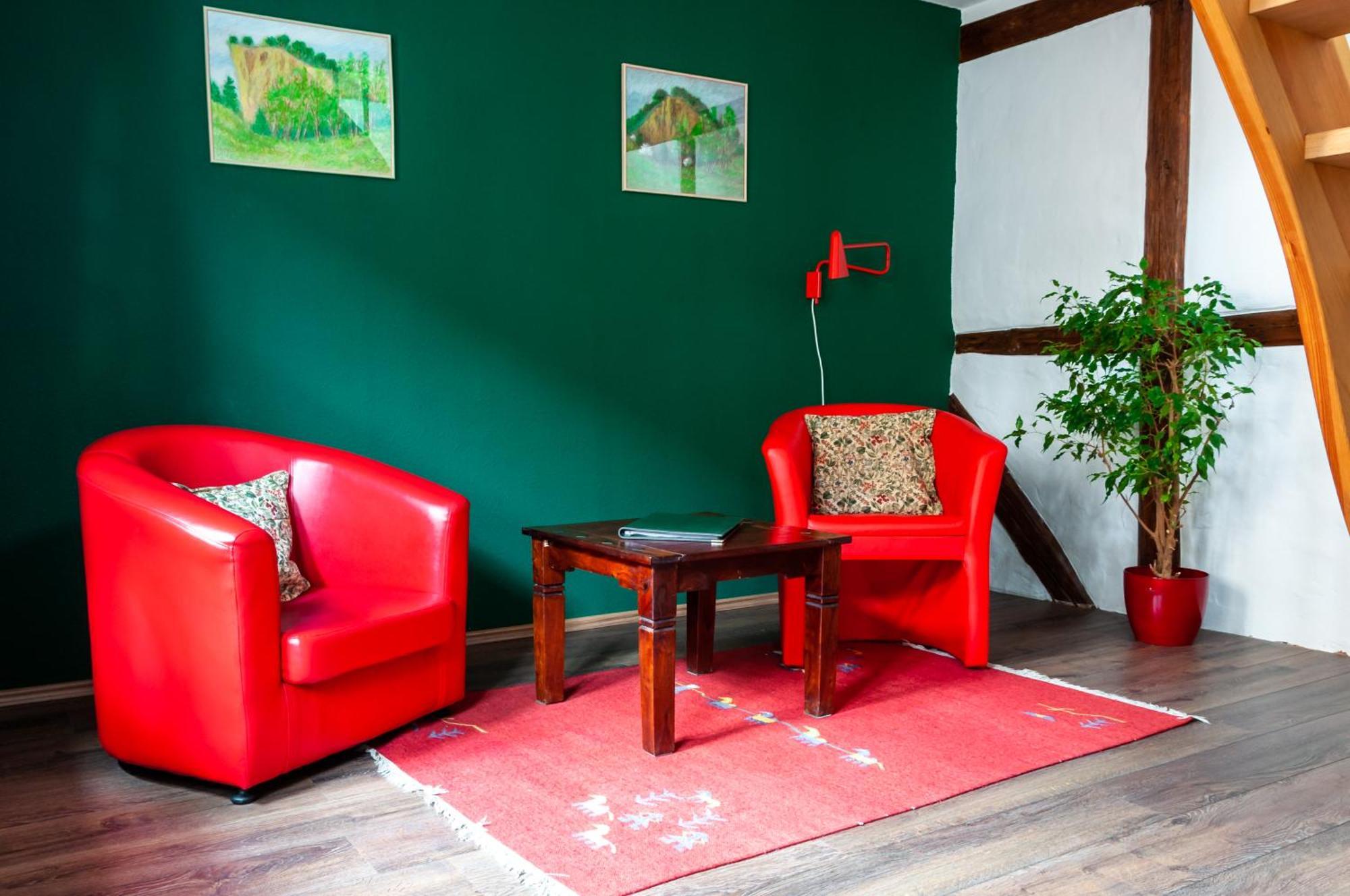 Fachwerkhotel - Ferienhaeuser Vorhof Zur Hoelle Quedlinburg Dış mekan fotoğraf